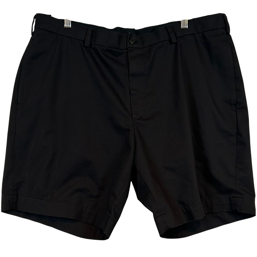 Brooks Brothers Mens Advantage Chino Shorts Black 42 Stretch Cotton Lightweight